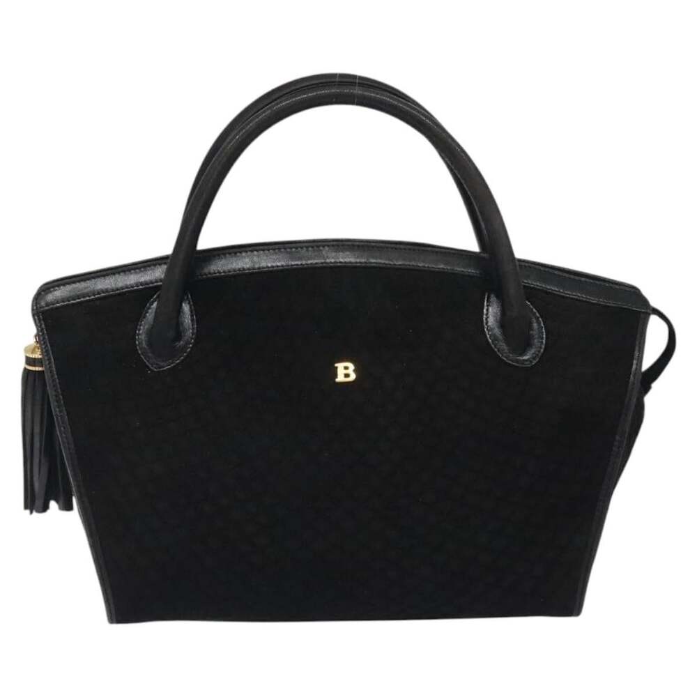 Bally Leather Quilted Handbag Black